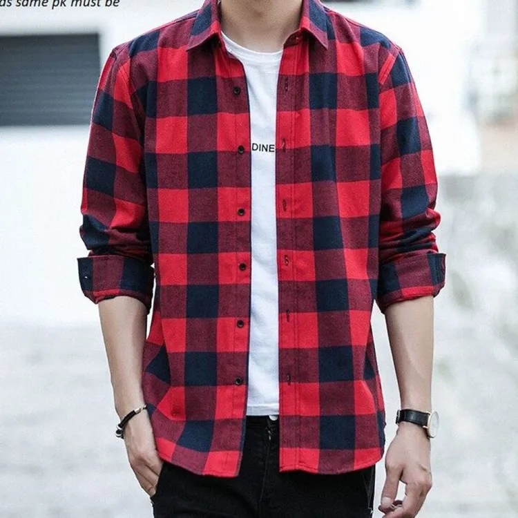 Stylish Regular Check Casual Shirt For Men - Shirt For Men